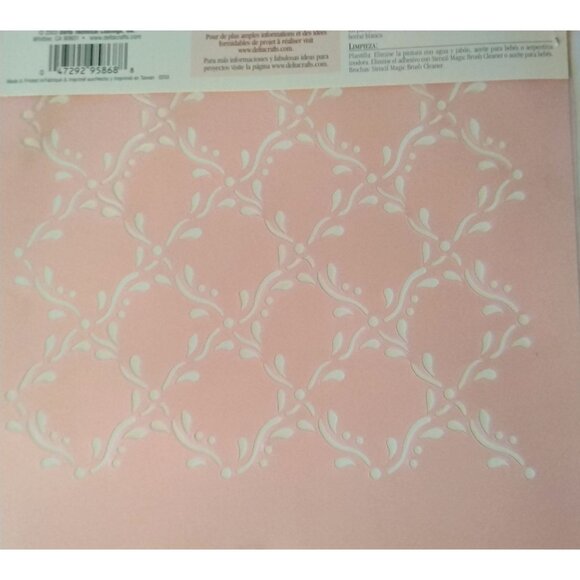 Delta Stencil Magic One Step Background Strokework Grid - Picture 5 of 10